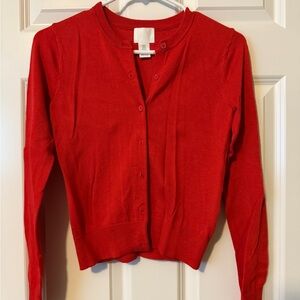 H&M Vibrant Red Women's Cardigan